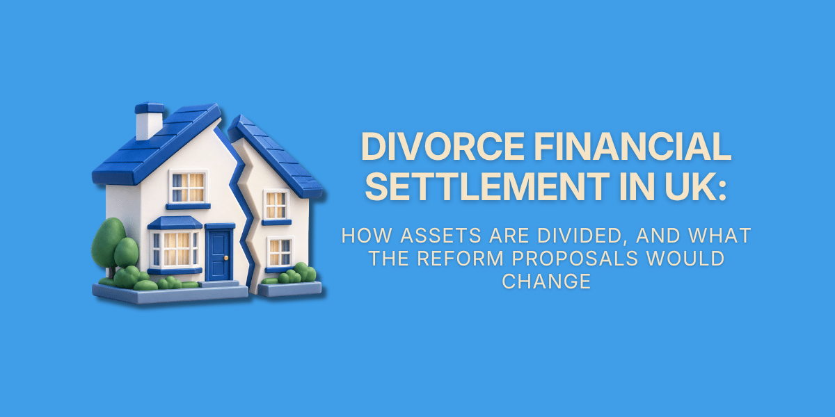 Divorce Settlement: Is It Really 50/50? – 3D model of a house split cleanly into two unequal sections